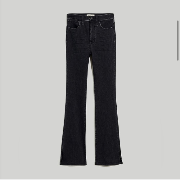 Madewell Demi Flare Jeans in Bellhaven Wash: Slit-Hem Edition - Picture 2 of 8